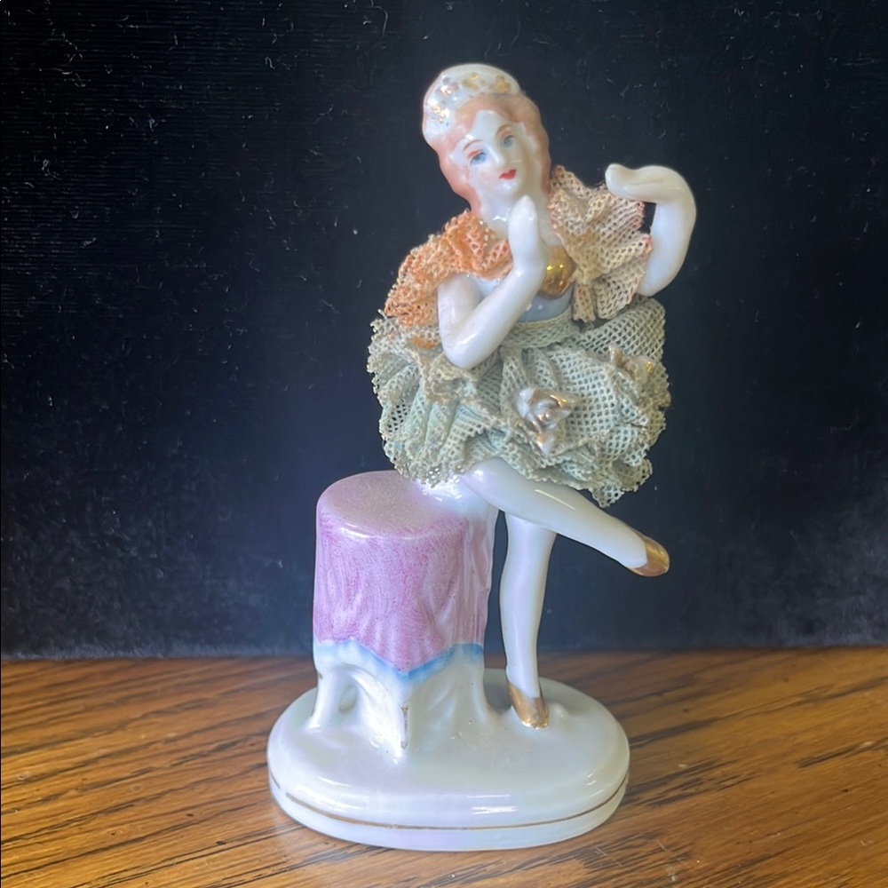 Elegant Porcelain Ballerina Figurine